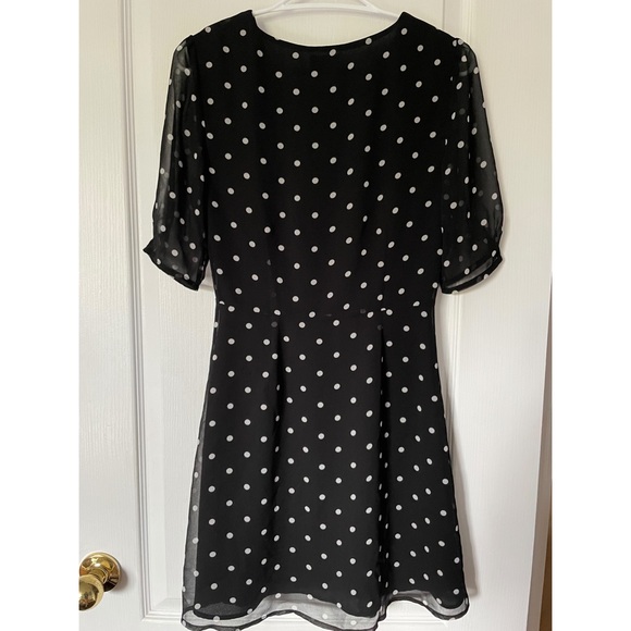 Aritzia Wilfred button front dress (polka dot) - Picture 4 of 5